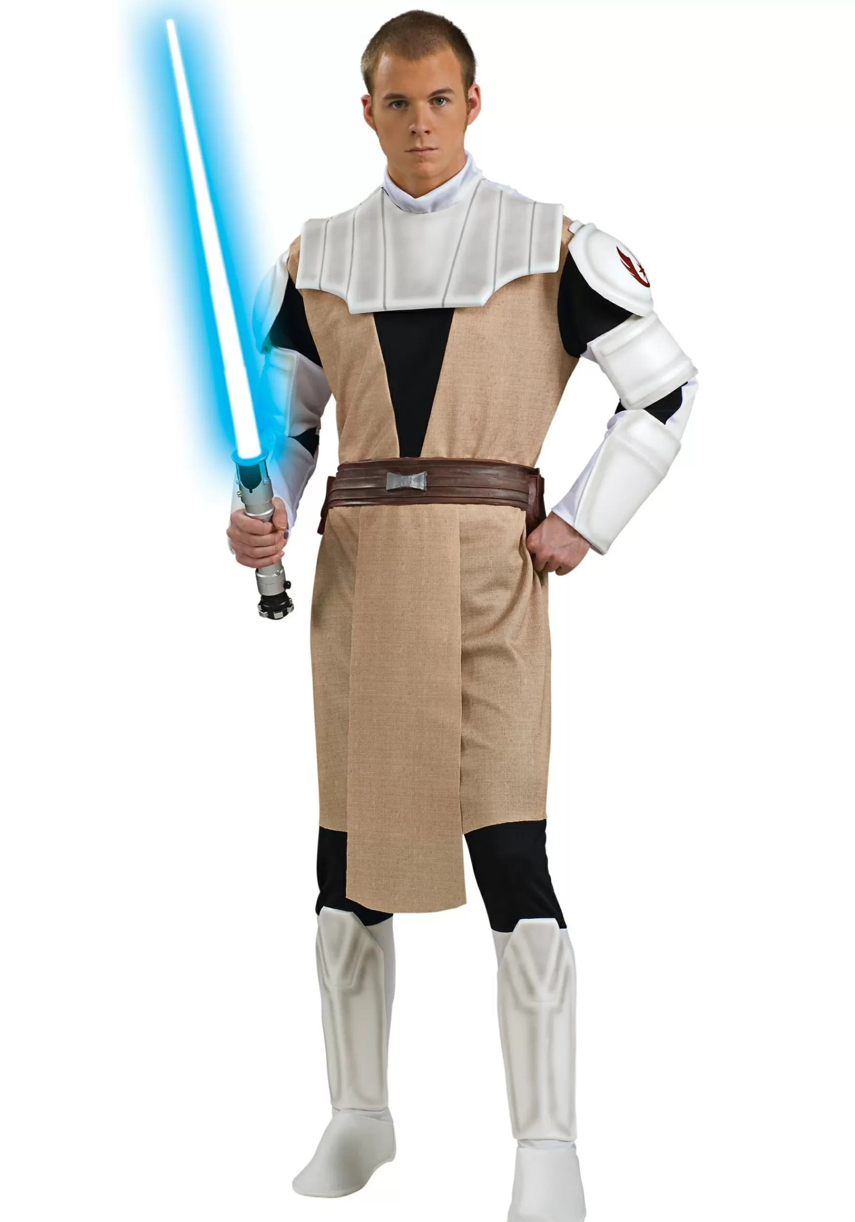 Cheap Rubies Costume Adult Deluxe Obi Wan Kenobi Clone Wars Costume Star Wars Costumes