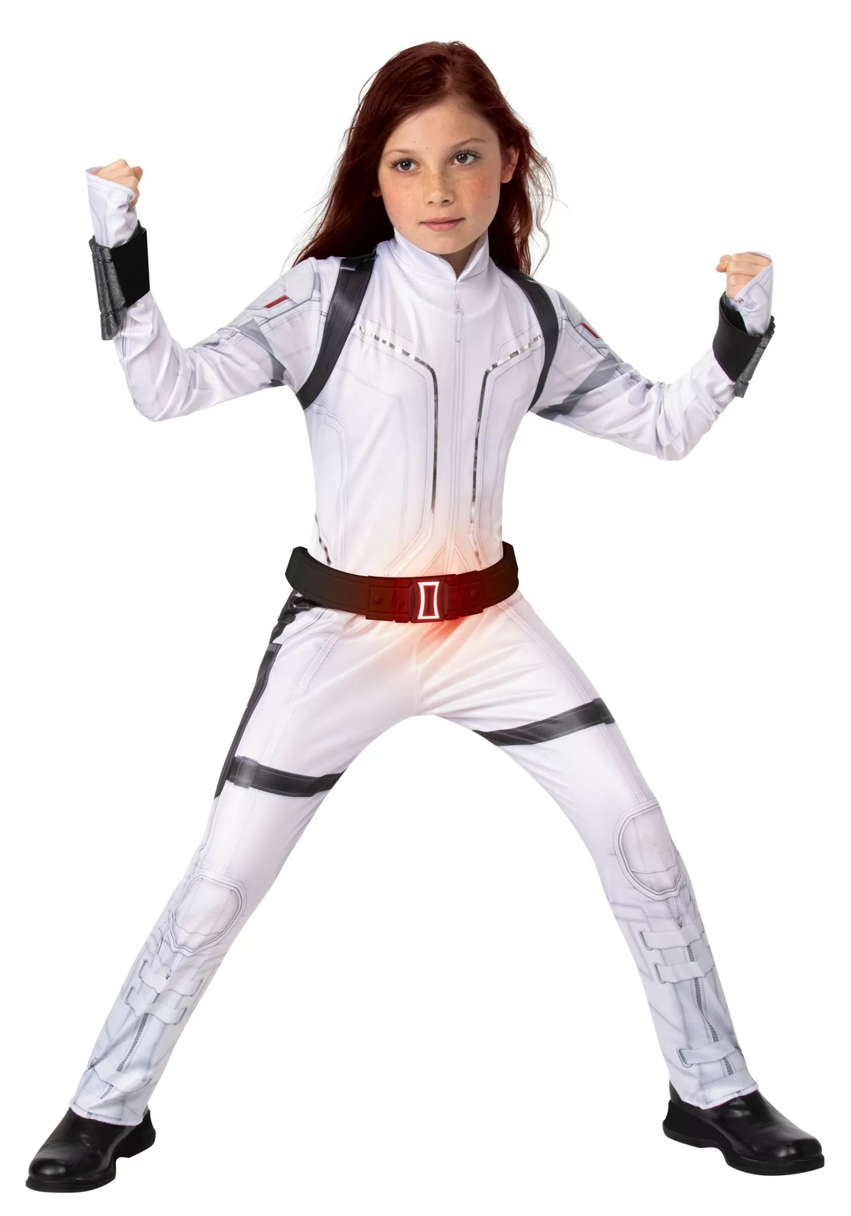 Best Rubies Costume Black Widow Deluxe White Suit For Kids Superhero Costumes
