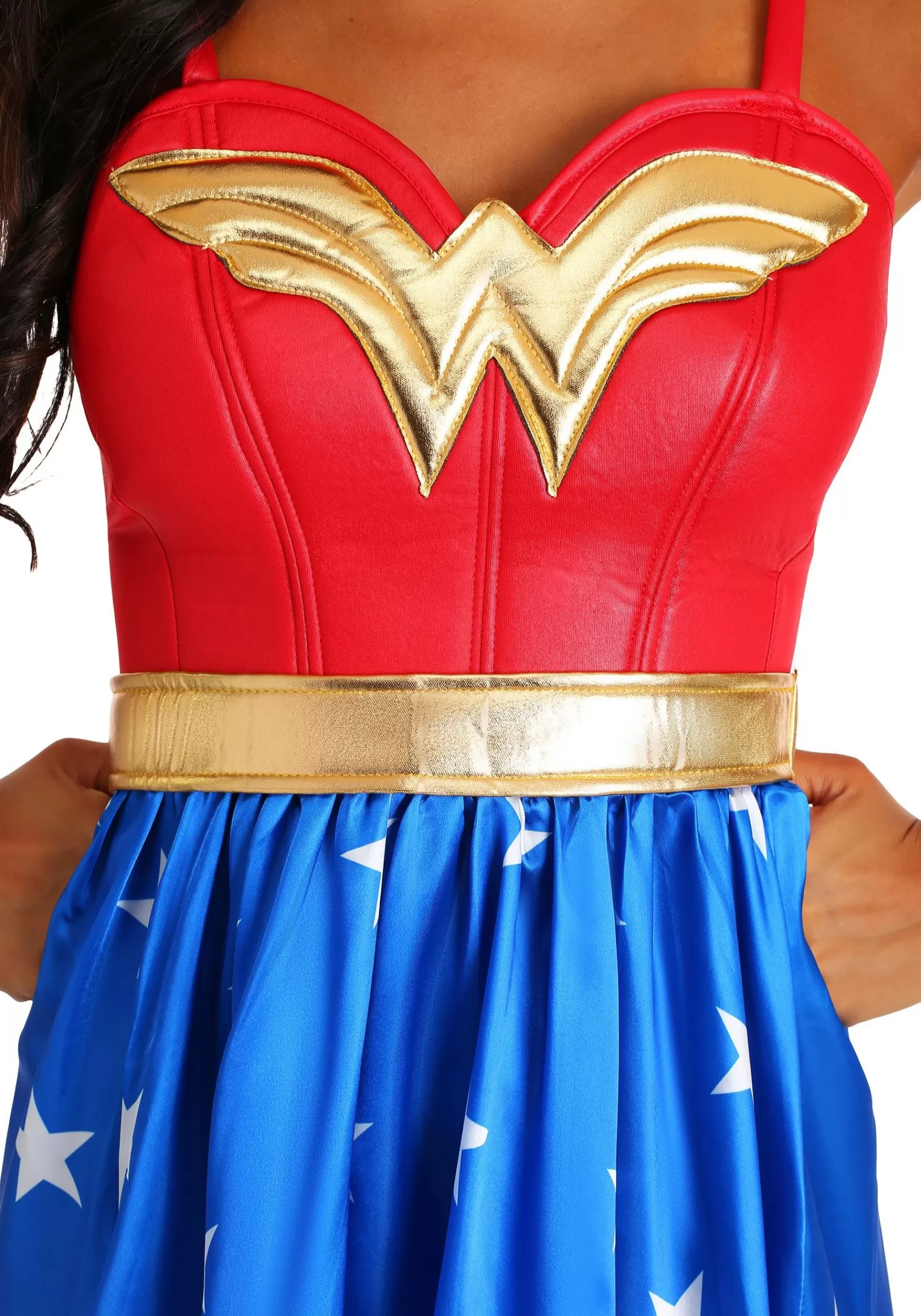 Online Rubies Costume Deluxe Plus Size Long Dress Wonder Woman Costume Superhero Costumes