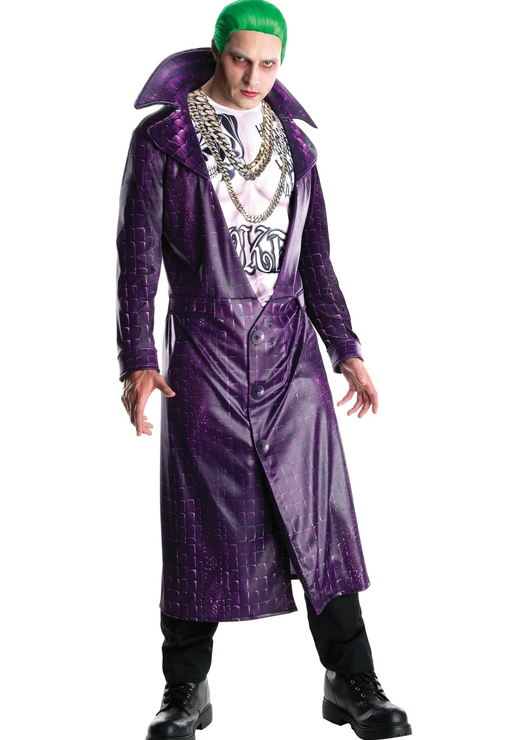 New Rubies Costume Deluxe Suicide Squad Joker Costume For Men Superhero Costumes