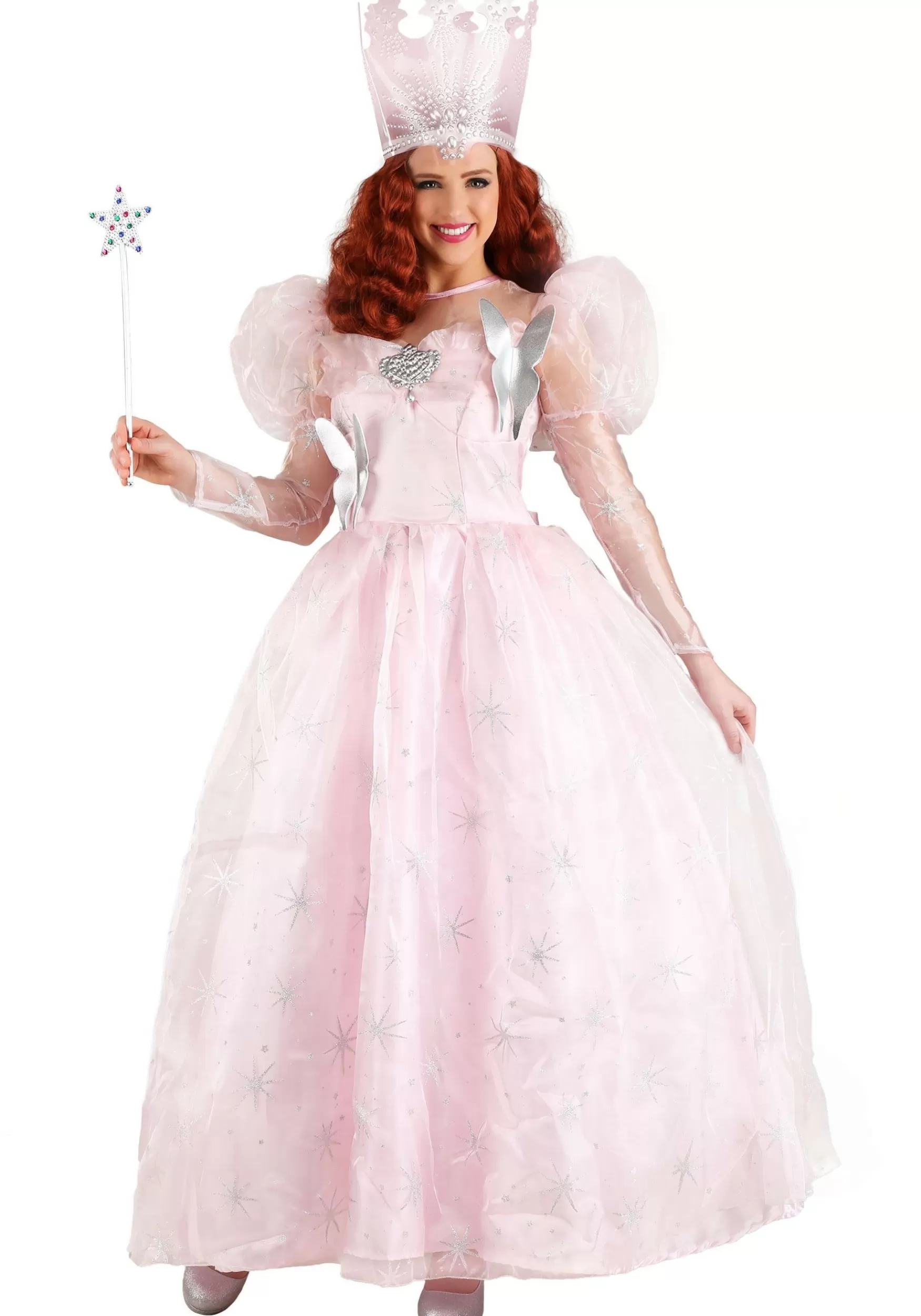 Sale Rubies Costume Deluxe Wizard Of Oz Glinda The Good Witch Plus Size Women's Costume Wonderful Wizard Of Oz Costumes