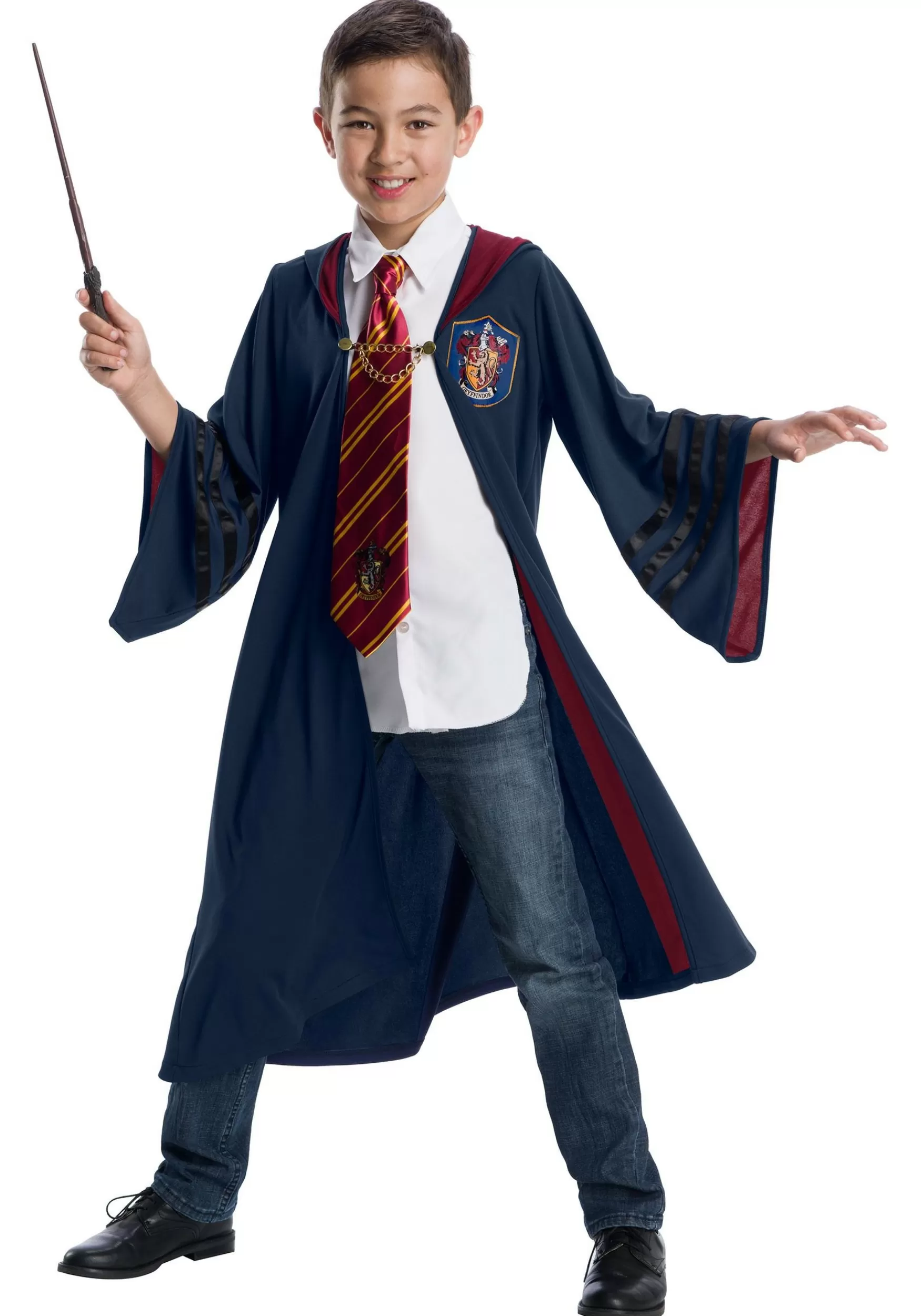 Best Rubies Costume Fantastic Beasts Vintage Gryffindor Deluxe Kids Robe Tv / Movie Costumes