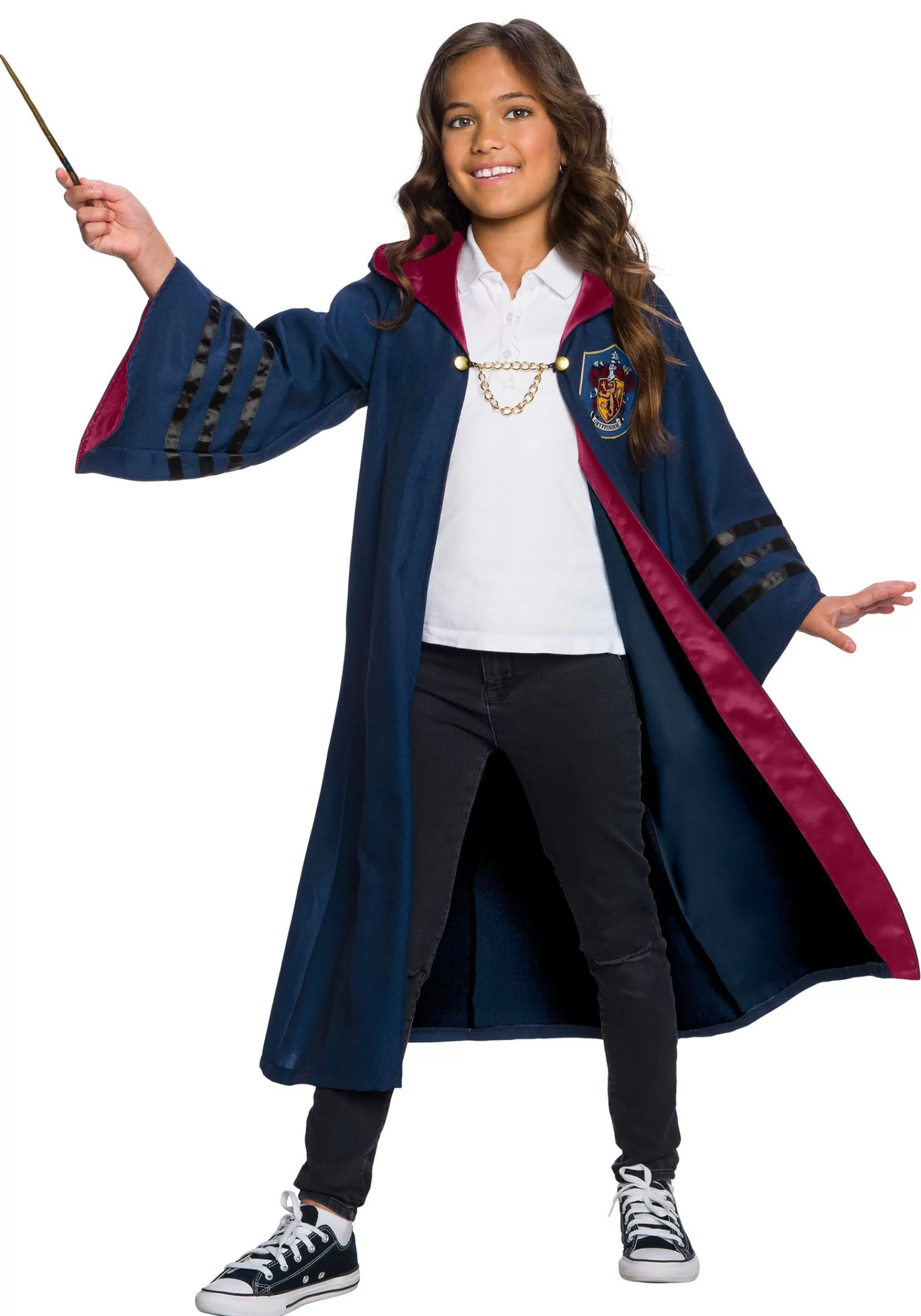Best Rubies Costume Fantastic Beasts Vintage Gryffindor Deluxe Kids Robe Tv / Movie Costumes