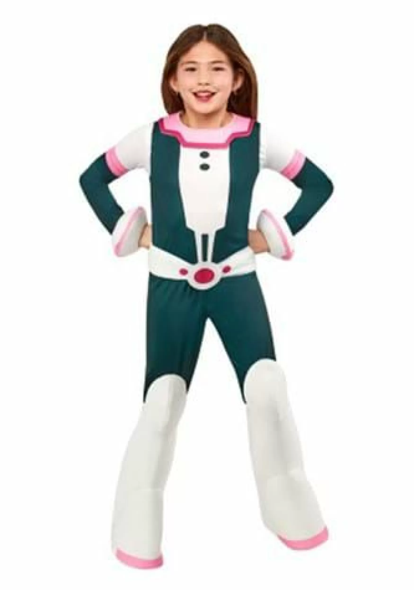 Cheap Rubies Costume Girl's Uravity My Hero Acadamia Ochaco Uraraka Costume Tv / Movie Costumes