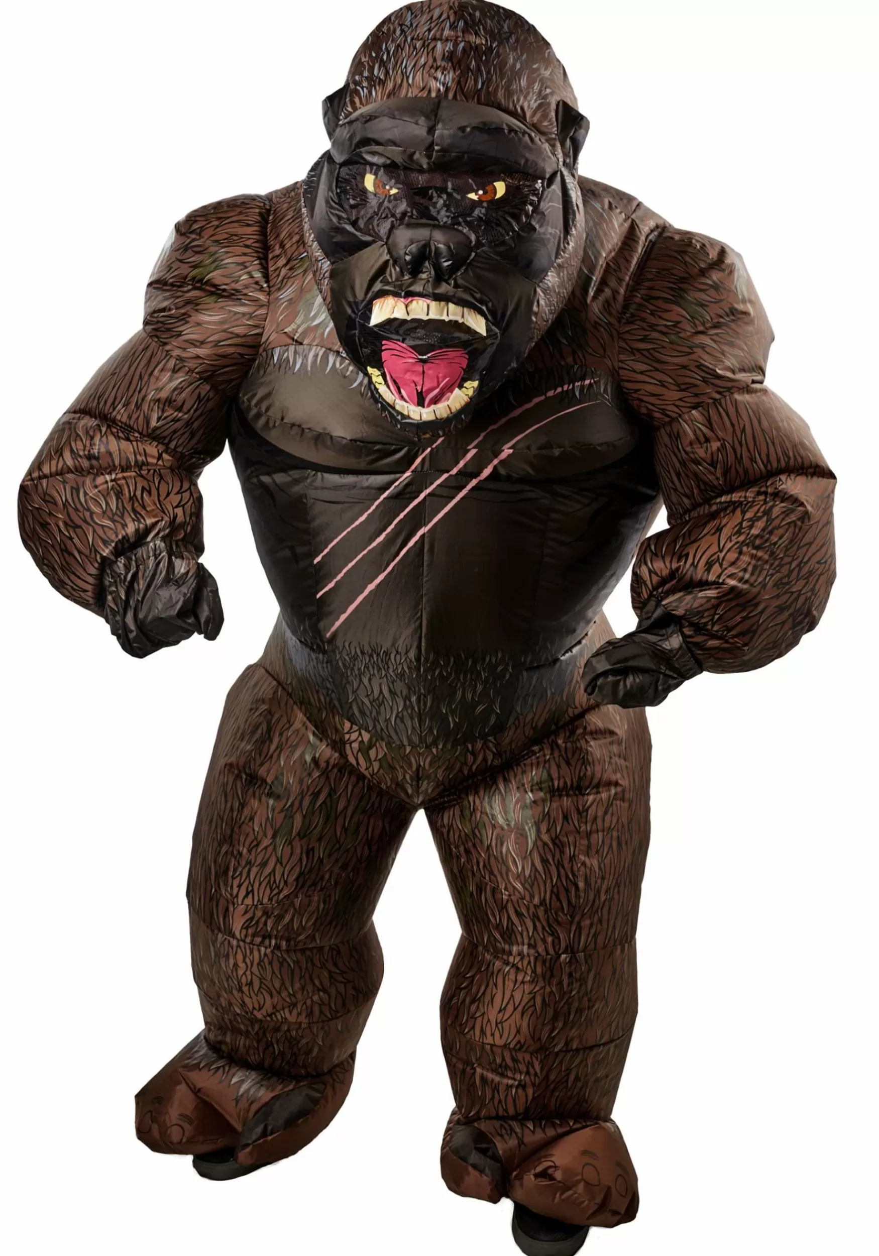 Clearance Rubies Costume Godzilla Vs Kong Adult King Kong Inflatable Costume Vinyl Figure Tv / Movie Costumes