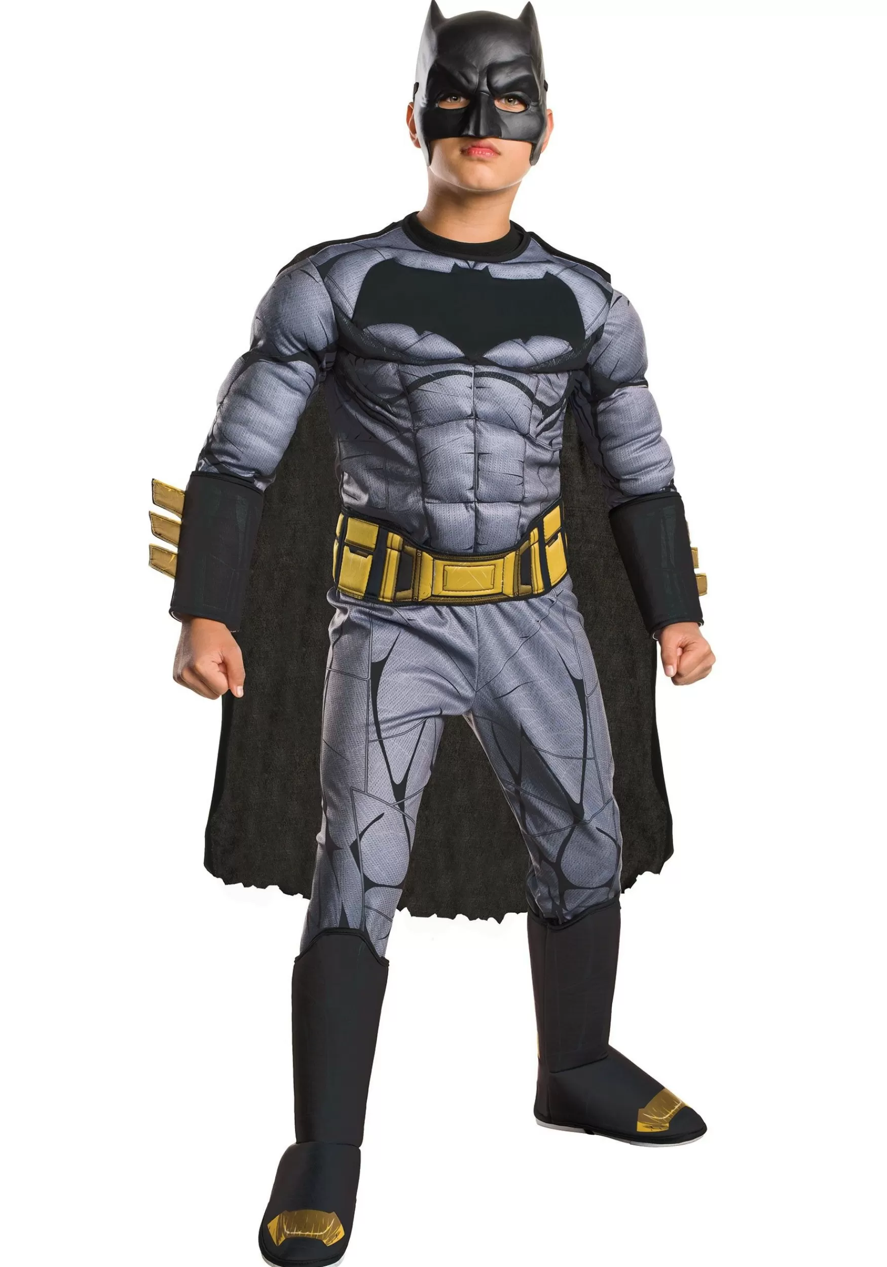Sale Rubies Costume Kid's Child Dawn Of Justice Batman Deluxe Costume Superhero Costumes