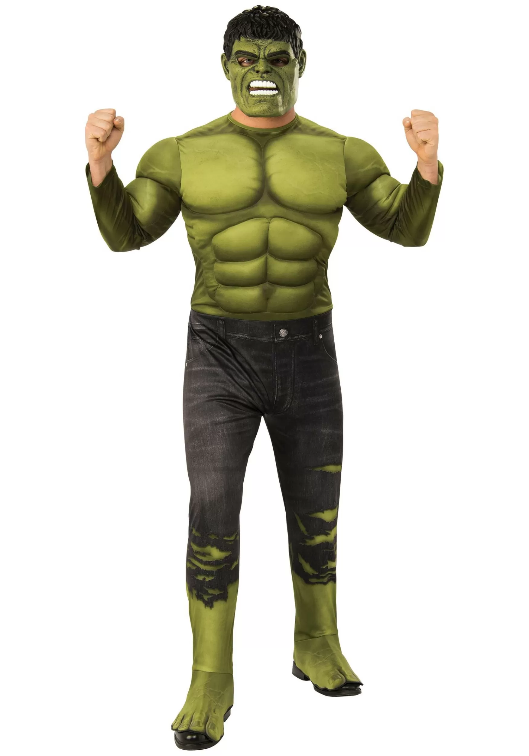 Fashion Rubies Costume Marvel Avengers Endgame Deluxe Incredible Hulk Mens Costume Superhero Costumes