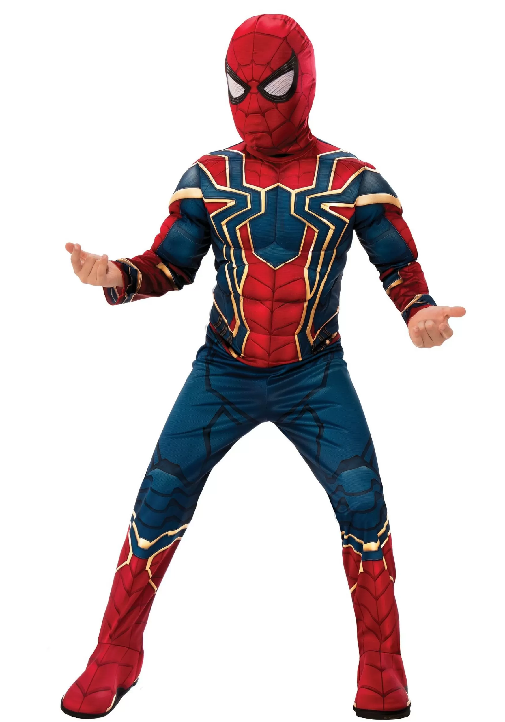 Cheap Rubies Costume Marvel Infinity War Deluxe Iron Spider Kid's Costume Superhero Costumes