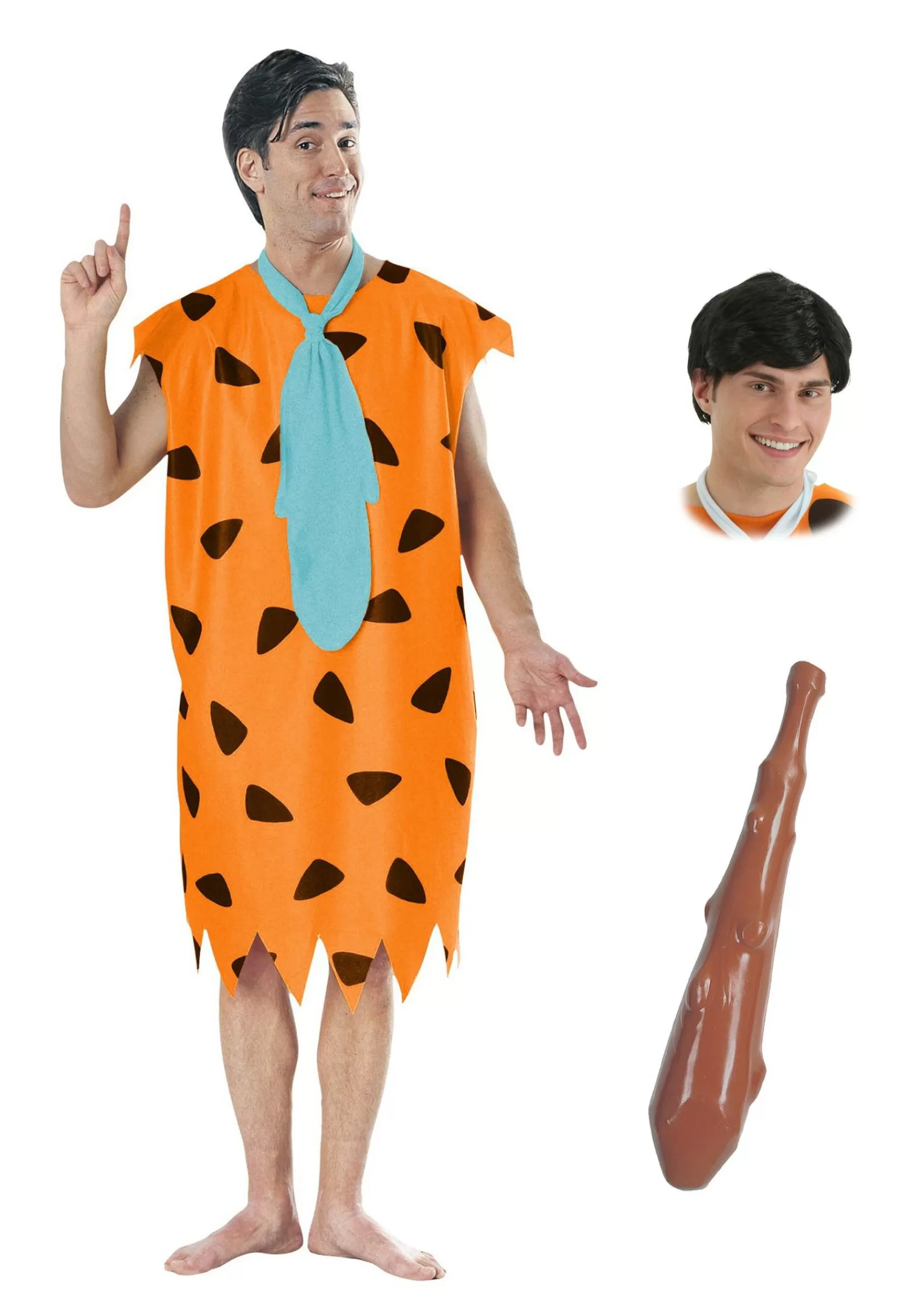 Shop Rubies Costume Mens Fred Flintstone Costume Package From The Flintstones Tv / Movie Costumes