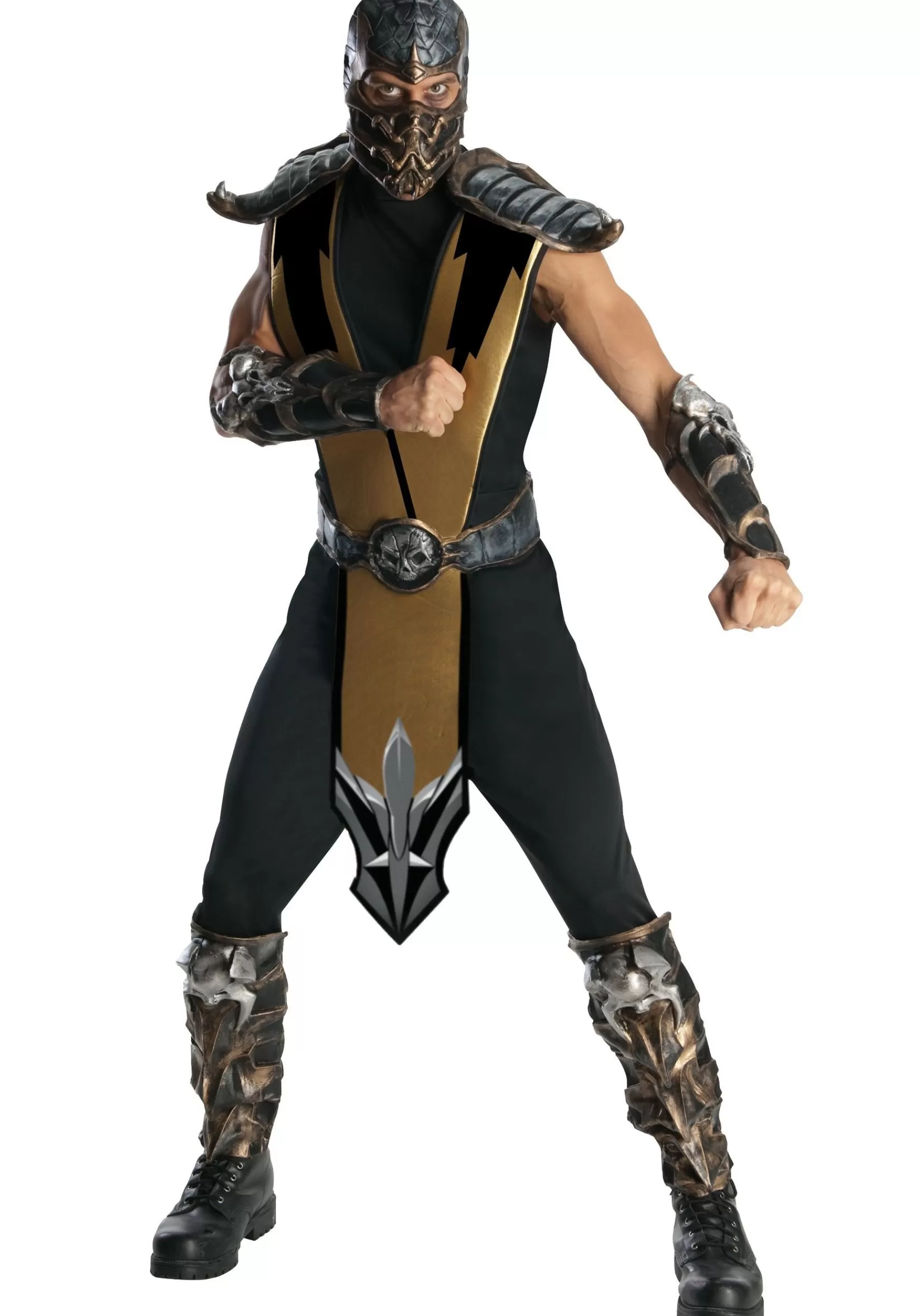 Flash Sale Rubies Costume Mortal Kombat Scorpion Costume Video Game Costumes