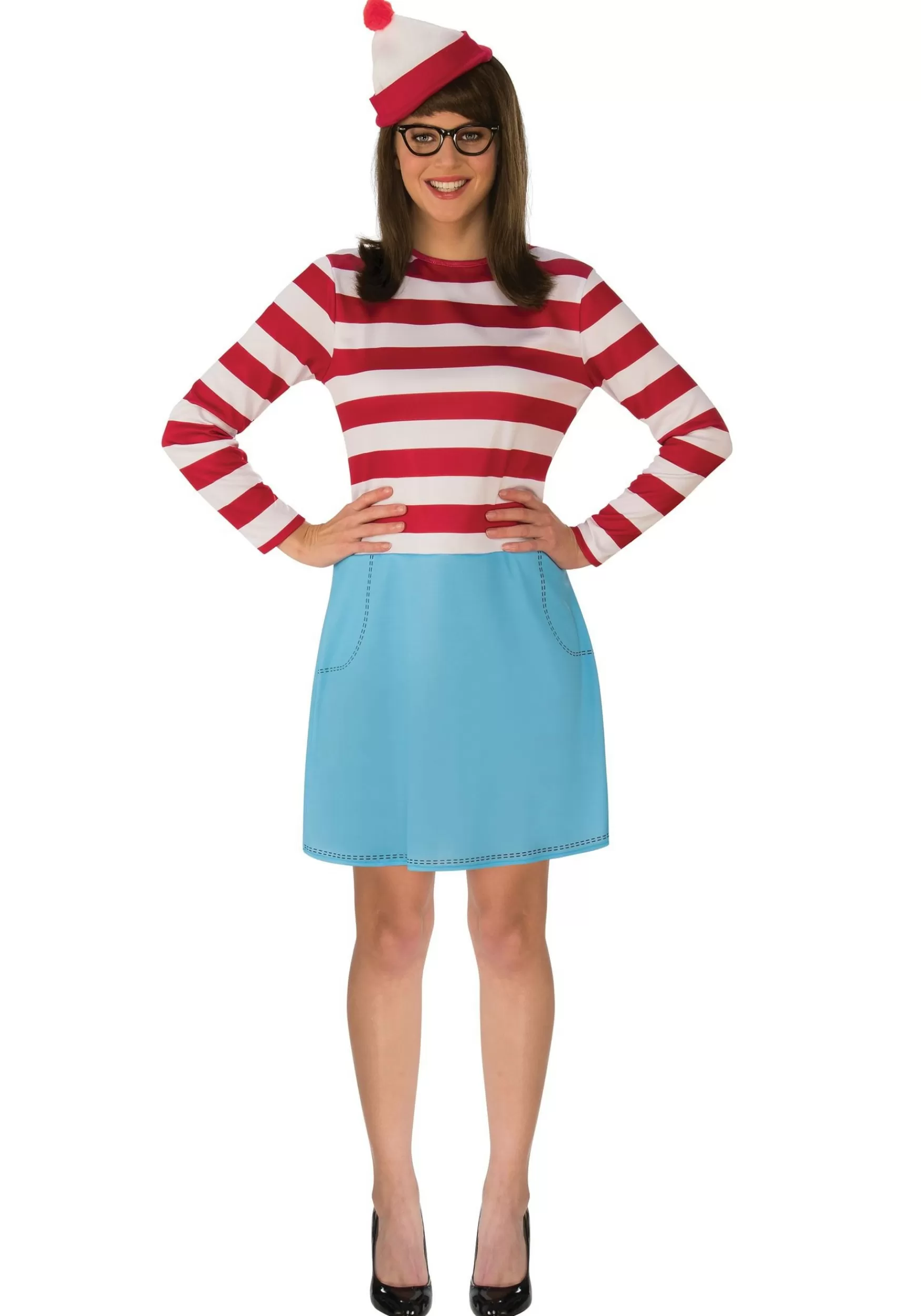 New Rubies Costume Plus Size Adult Wenda Costume-Where's Waldo Storybook & Fairytale Costumes