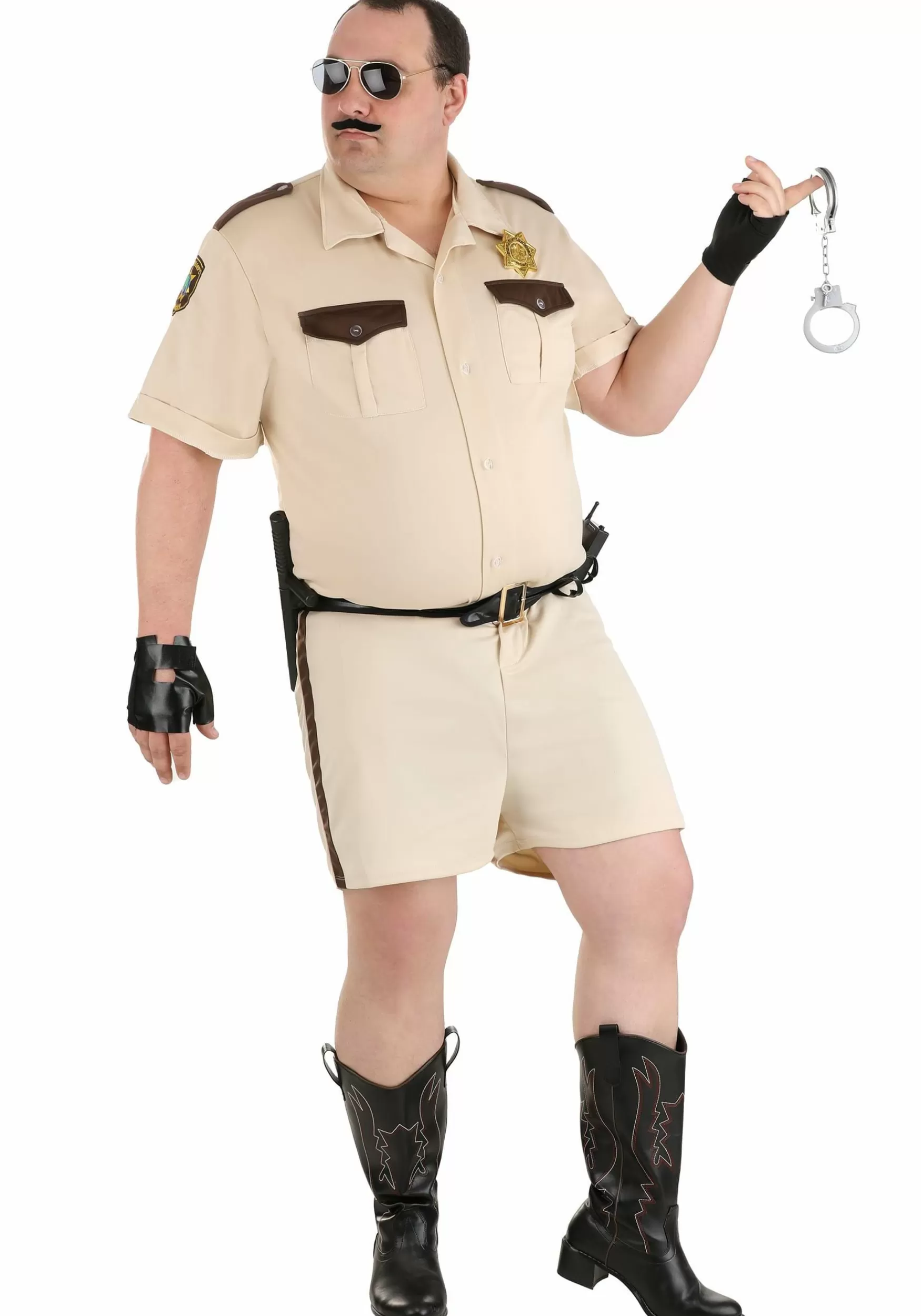 Cheap Rubies Costume Plus Size Men's Reno 911 Deluxe Lt. Dangle Costume Uniform Costumes