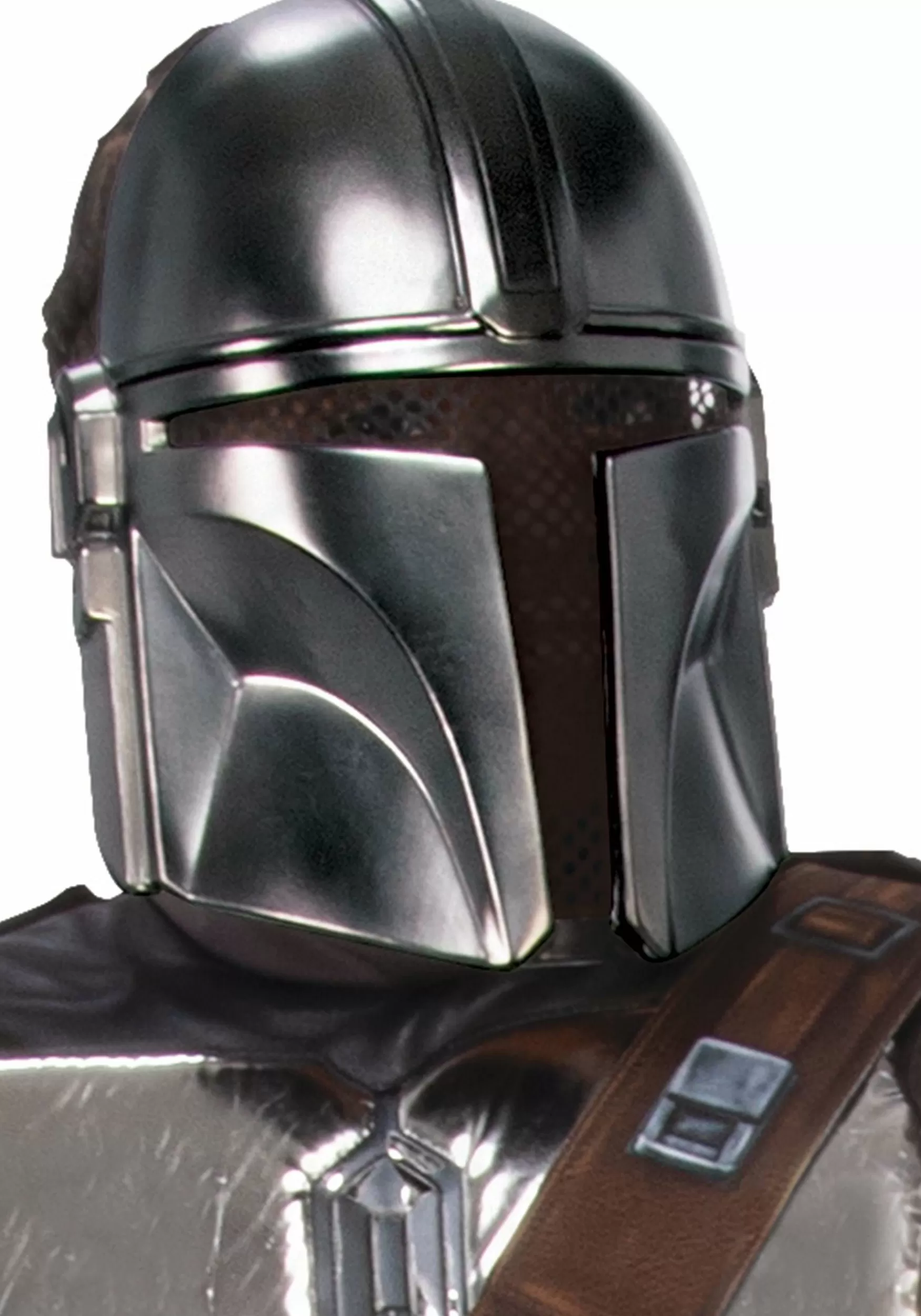 New Rubies Costume Star Wars: The Mandalorian Kids Beskar Armor Face Mask Star Wars Costumes