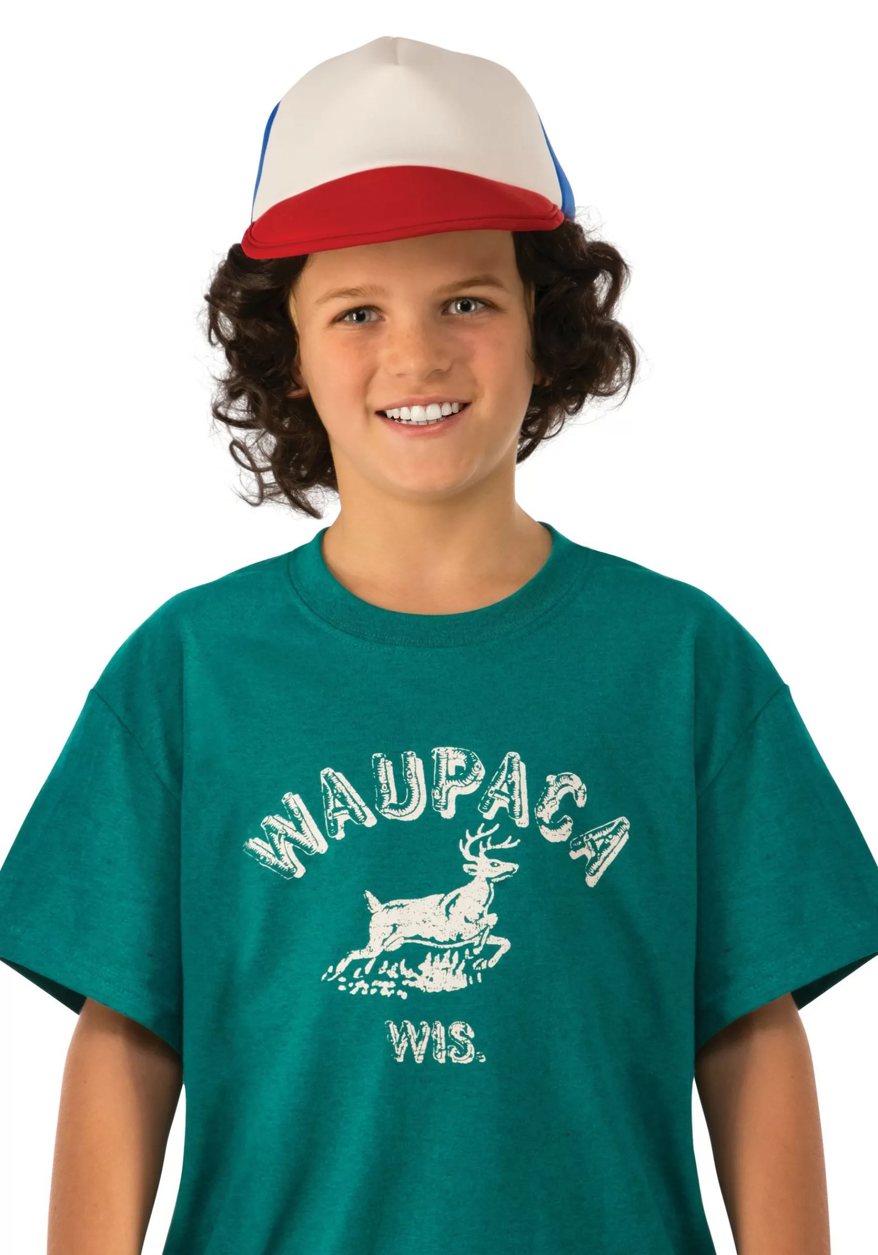Best Rubies Costume Stranger Things Dustin Waupaca Shirt For Kids Tv / Movie Costumes