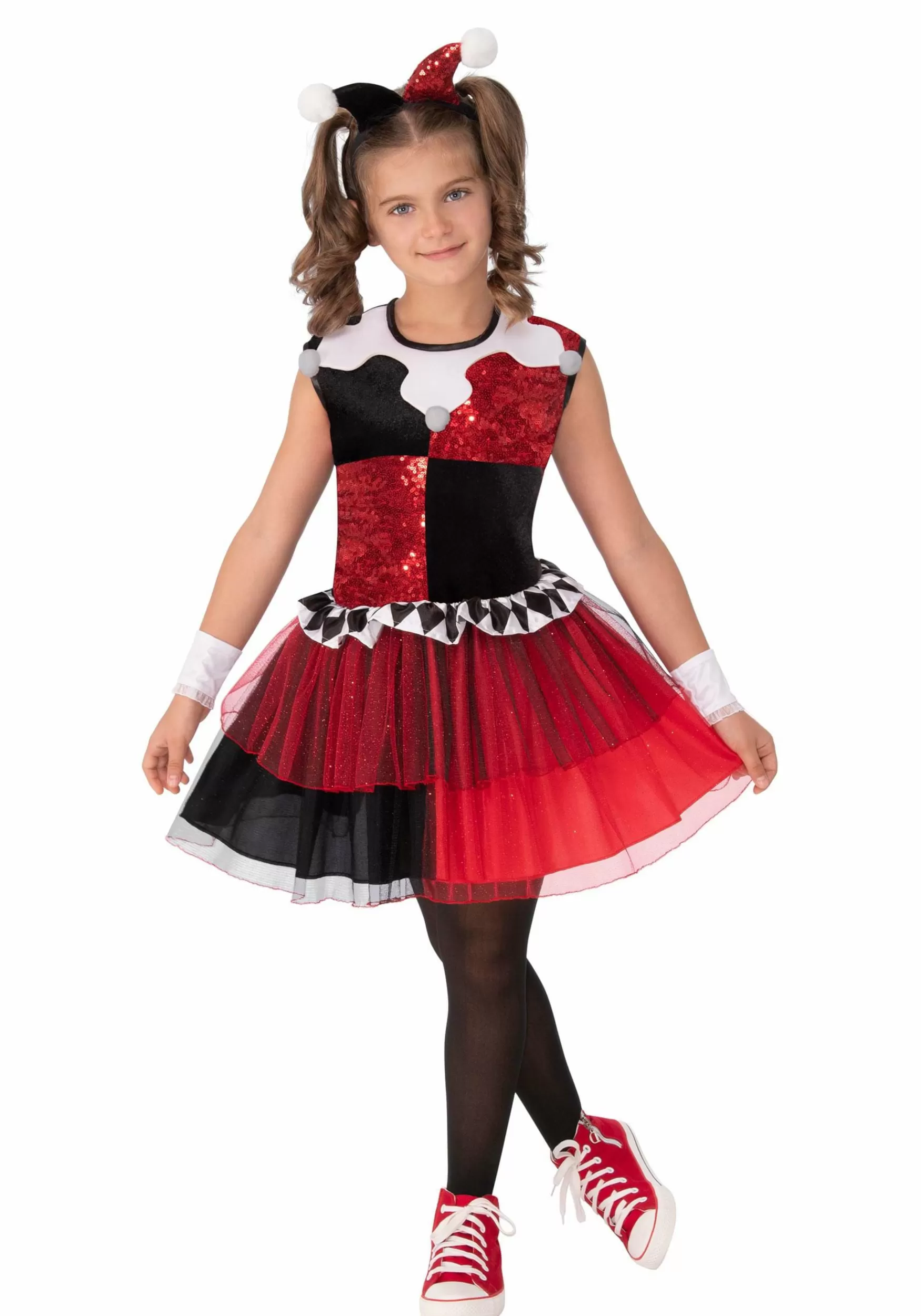 Hot Rubies Costume Super Villains Harley Quinn Costume For Girls Superhero Costumes